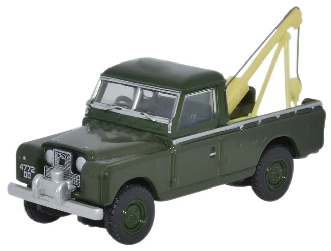 Oxford Diecast 1:76 Land Rover Series II Tow Truck Bronze Green 76LAN2009