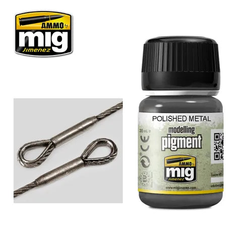 AMMO Pigment POLISHED METAL 35ML AMIG3021