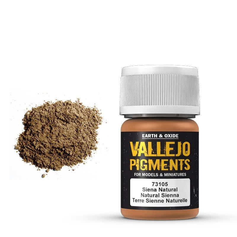 Vallejo Pigments Natural Sienna 30 ml AV73105