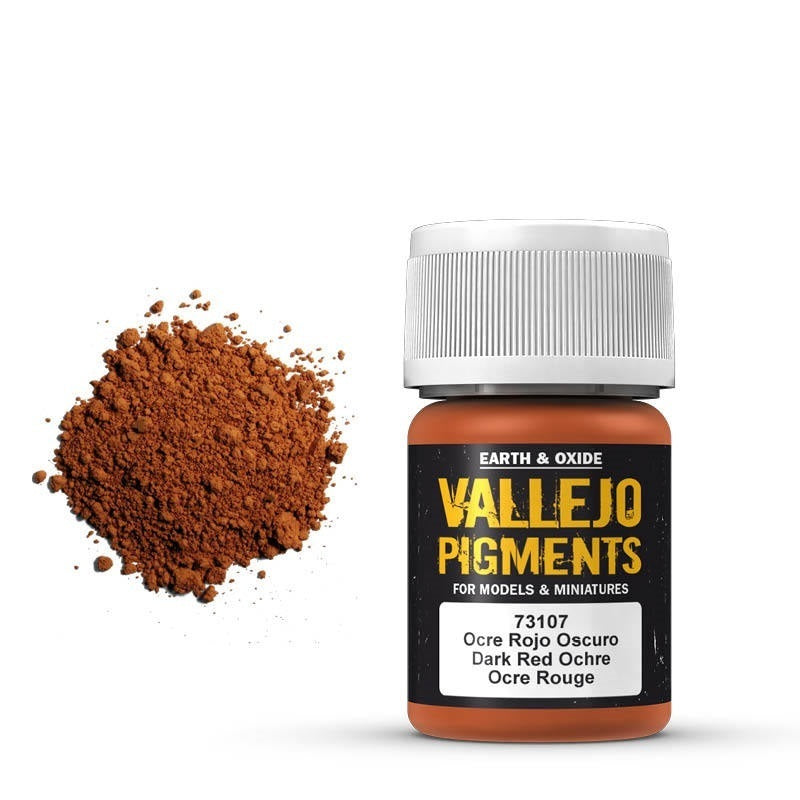 Vallejo Pigments Dark Red Ochre 30 ml AV73107