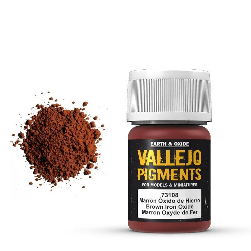 Vallejo Pigments Brown Iron Oxide 30 ml AV73108