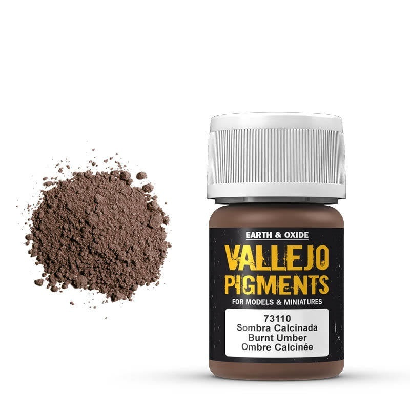 Vallejo Pigments BURNT UMBER 30 ml AV73110