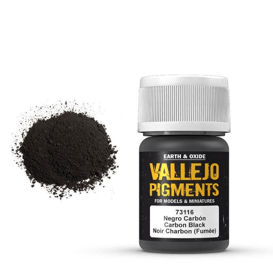 Vallejo Pigments CARBON BLACK (Smoke Black) 30 ml AV73116
