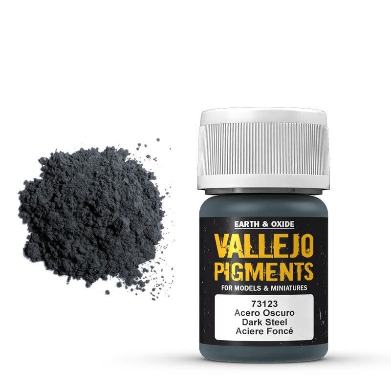 Vallejo Pigments DARK STEEL 30 ml AV73123