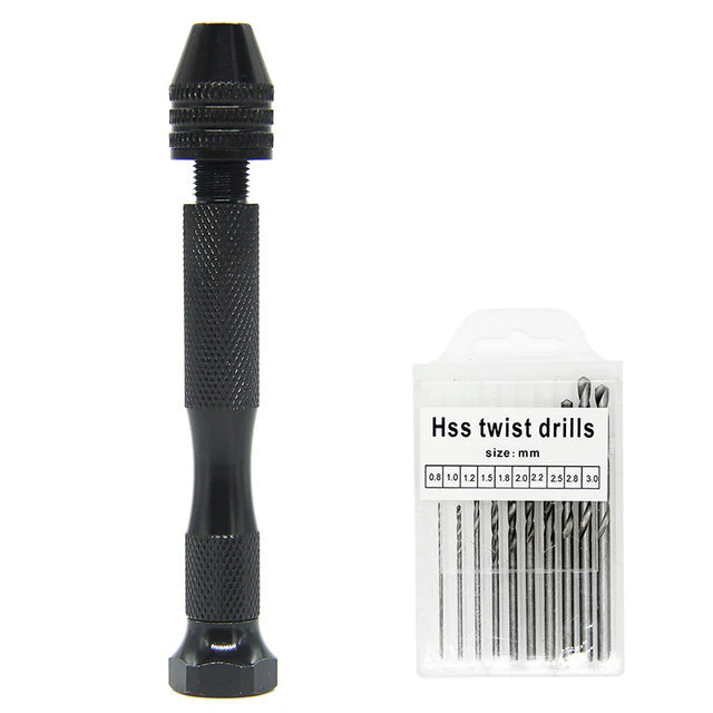 KSM Aluminum Hand Drill Vice and HSS Drill Bits