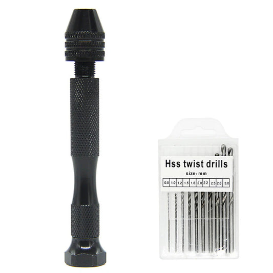 Aluminum Hand Drill Vice and HSS Drill Bits