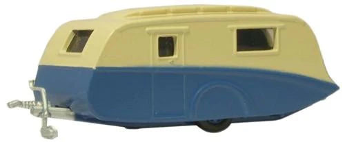 Oxford Diecast 1:148 Blue/Cream Caravan NCV002