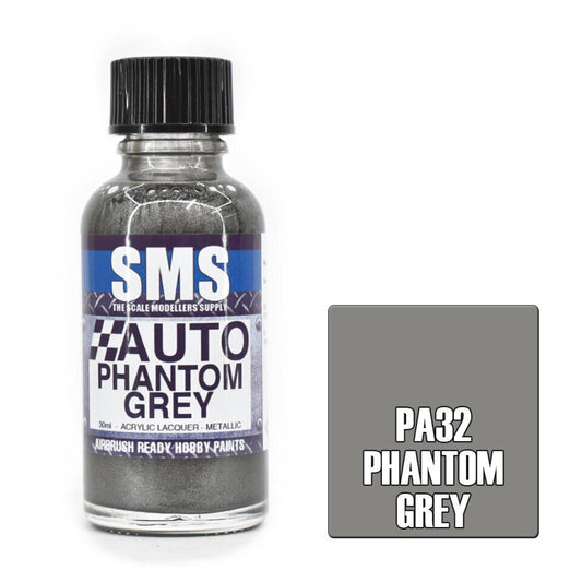 SMS Auto Colour Premium Acrylic Lacquer PHANTOM GREY PA32