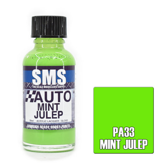 SMS Auto Colour Premium Acrylic Lacquer MINT JULEP PA33