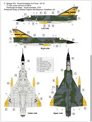 Kinetic Models 1/48 Mirage IIIO Royal Australian Air Force ARDU