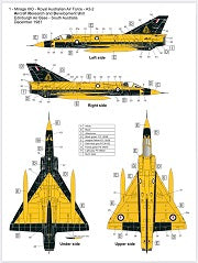 Kinetic Models 1/48 Mirage IIIO Royal Australian Air Force ARDU