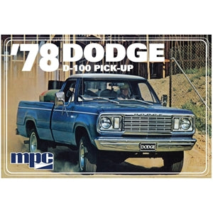 MPC 1:25 1978 Dodge D100 Custom Pickup 2T Plastic Kit