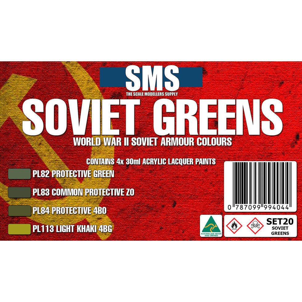 SMS Soviet WWII Greens Colour Set SET20