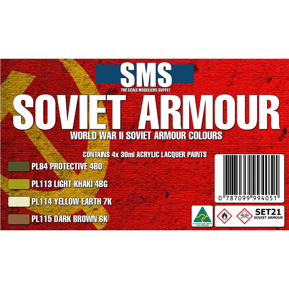 SMS Soviet WWII Armor Colour Set SET21