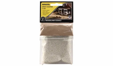 Woodland Scenics Gravel Coarse GRAY (Bag) WS-C1287