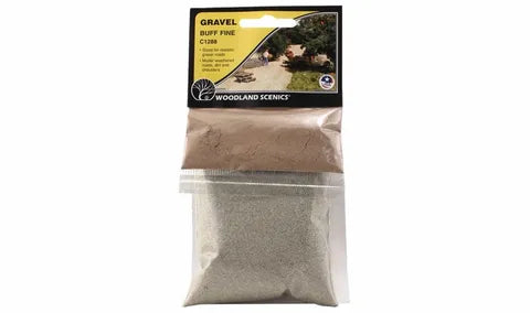 Woodland Scenics Gravel Fine BUFF (Bag) WS-C1288