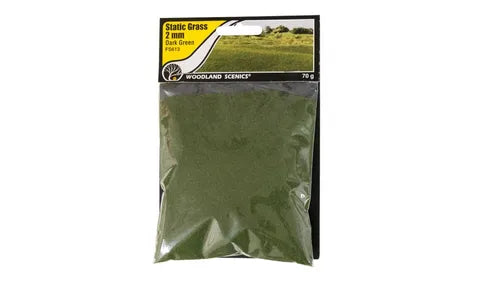 Woodland Scenics Static Grass 2mm DARK GREEN WS-FS613