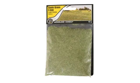 Woodland Scenics Static Grass 4mm LIGHT GREEN WS-FS619