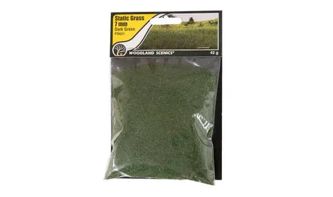 Woodland Scenics Static Grass 7mm DARK GREEN WS-FS621