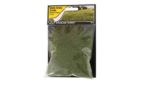 Woodland Scenics Static Grass 12mm MEDIUM GREEN WS-FS626