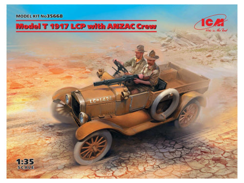 ICM 1/35 Model T 1917 LCP, WWI Australian Army Car with ANZAC Crew