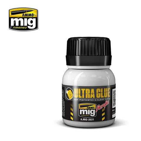 AMMO ULTRA GLUE - CLEAR PARTS 40ML AMIG2031