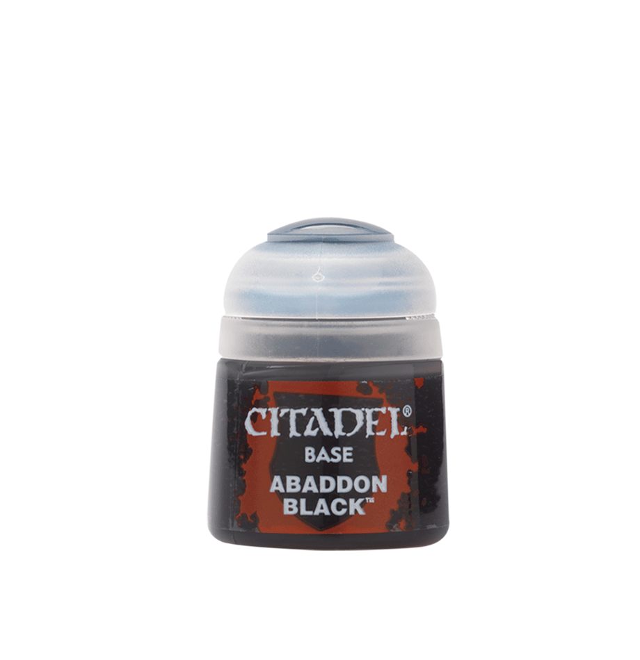 Citadel Paint Base 21-25 ABADDON BLACK 12ml