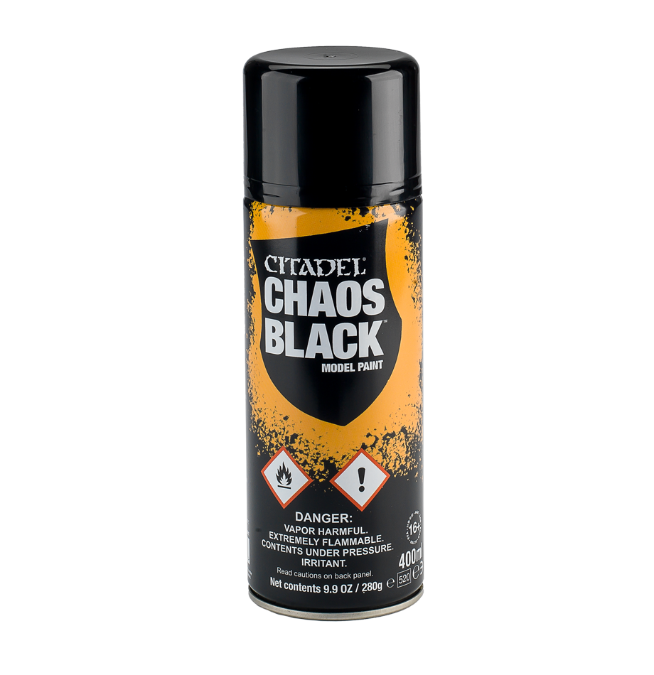 Citadel Spray Paint CHAOS BLACK 62-02