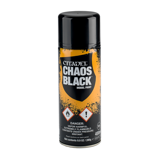 Citadel Spray Paint CHAOS BLACK 62-02