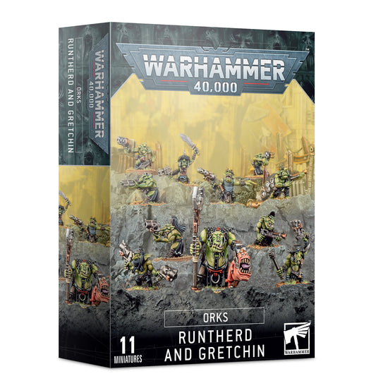 Warhammer 40 000 Orks RUNTHHERD and GRETCHIN 50-16