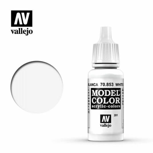 Vallejo Model Colour White Glaze 70.853 17 ml
