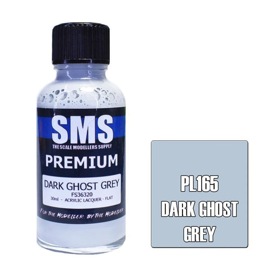 SMS Premium Acrylic Lacquer Colour Dark Grey Ghost PL165