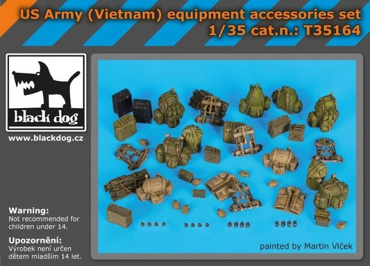 Blackdog 1:35 US Army (Vietnam) Equipment Accessories Set