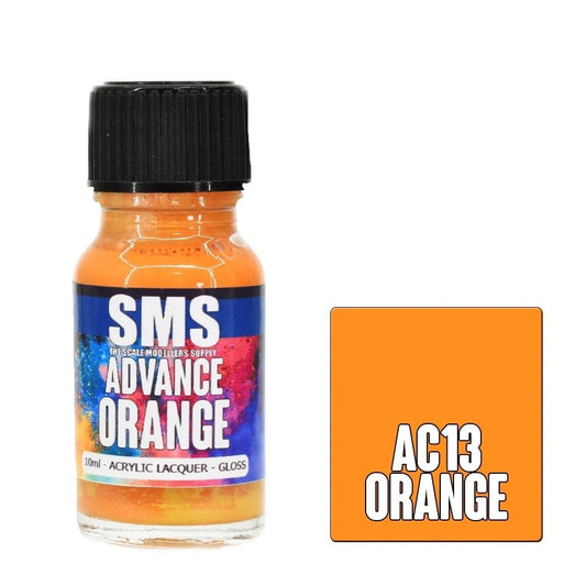 SMS Advance Acrylic Lacquer Colour Orange AC13