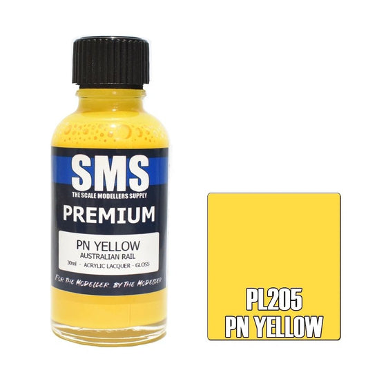 SMS Premium Acrylic Lacquer Colour PN Yellow PL205