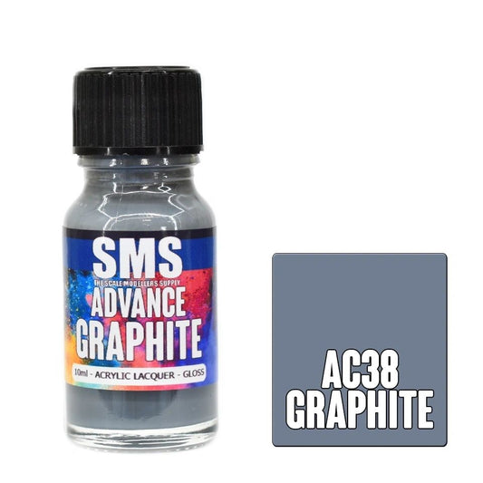 SMS Advance Acrylic Lacquer Colour Graphite AC38