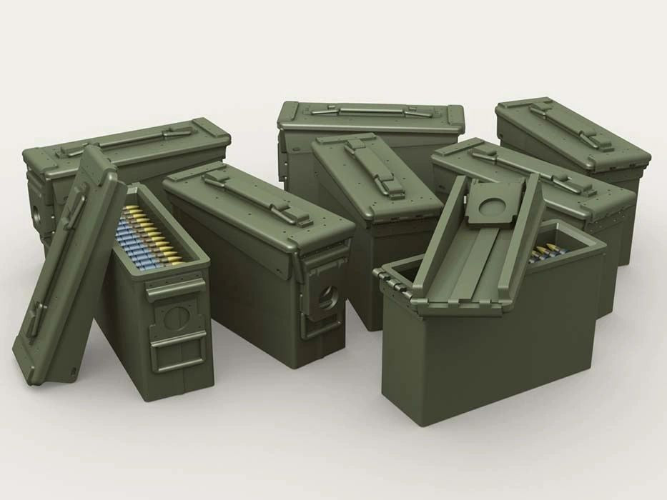 Legend Productions 1/35 .30 Cal Ammo Box set (30 each/including Decal)