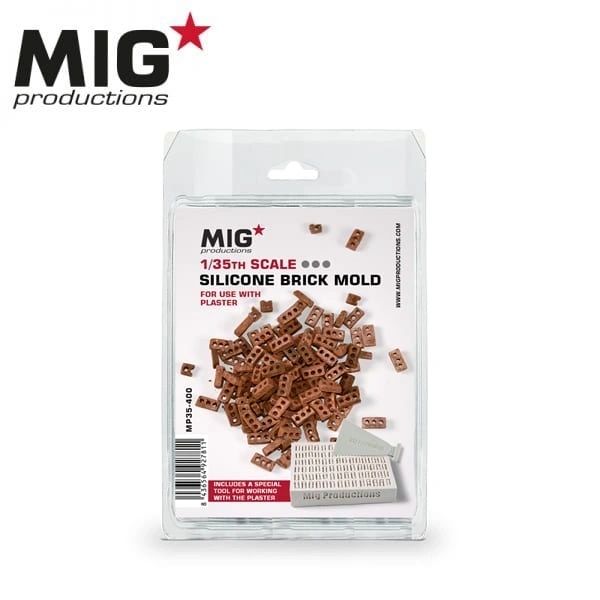 MIG Productions 1/35 Silicone Brick mold