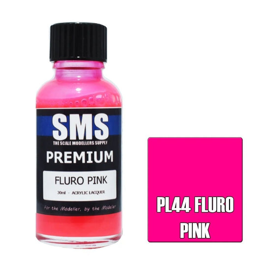 SMS Premium Acrylic Lacquer Colour Fluro Pink PL44