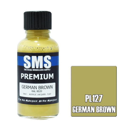 SMS Premium Acrylic Lacquer Colour German Brown PL127