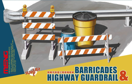 Meng 1/35 Barricades & Highway Guardrail