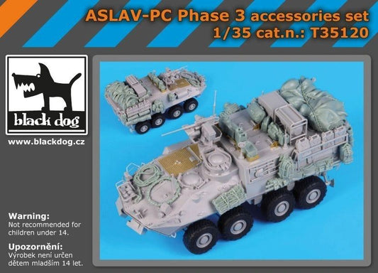 Blackdog 1:35 ASLAV-PC Phase 3 accessories set