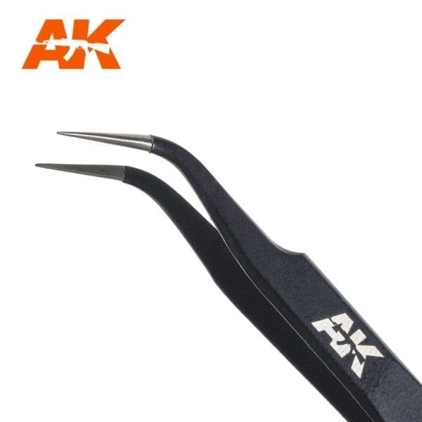 AK Tweezers Precise Curved