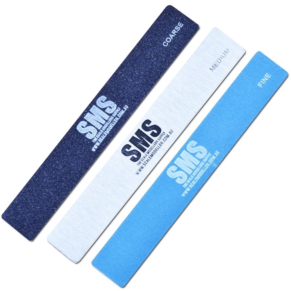 SMS Sanding Stick Set 3pc Course/Medium/Fine SND04