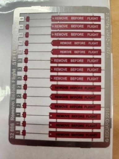 Eduard Photo-Etched 1/32 Remove Before Flight (steel)