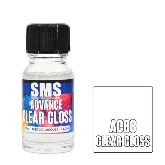 SMS Advance Acrylic Lacquer Colour Clear Gloss AC03