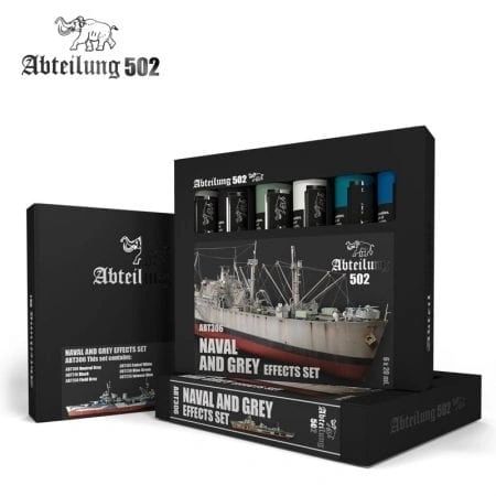 Abteilung 502 Oil Paint Naval and Grey Effects Set