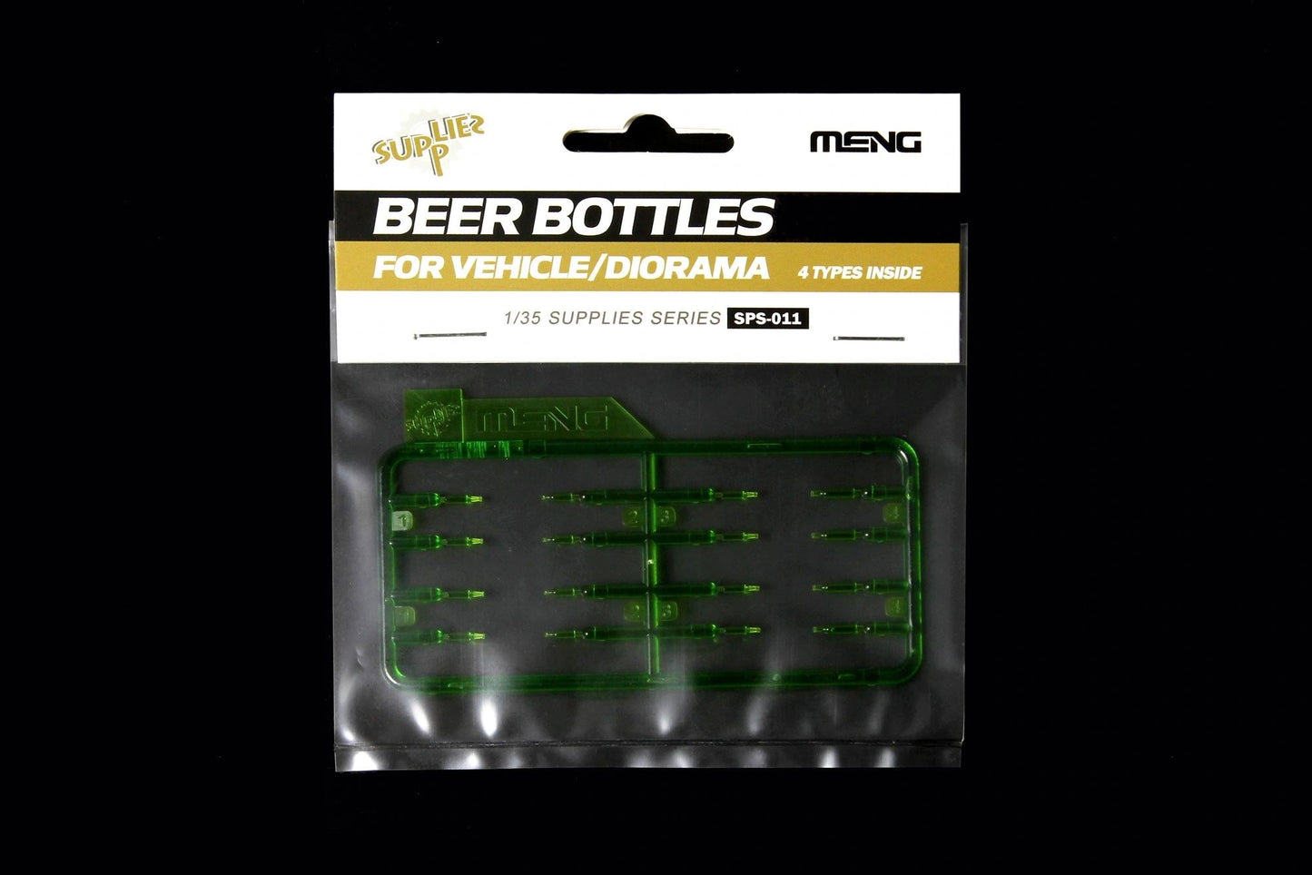 Meng 1/35 Beer Bottles 4 Types