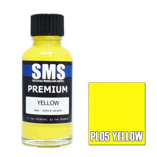 SMS Premium Acrylic Lacquer Colour Yellow PL05