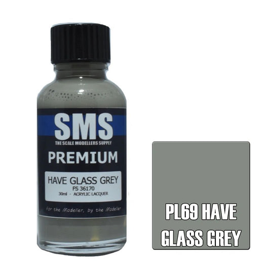 SMS Premium Acrylic Lacquer Colour Have Glass Grey PL69